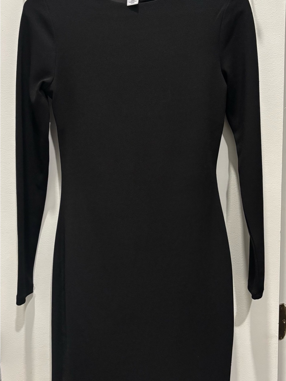 Black Long-Sleeve Women's Dress